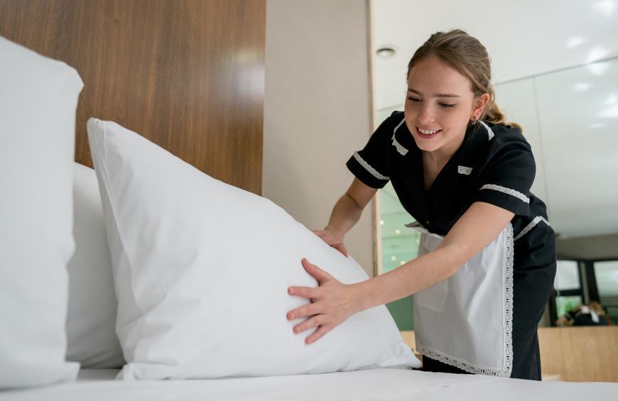 Hotel And Resort Housekeeping Icon Cleaning Services